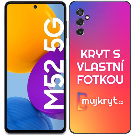 Kryt na Samsung Galaxy M52 5G s vlastní fotkou - Mujkryt.cz
