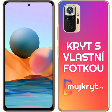 Kryt na Xiaomi Redmi Note 10 Pro vlastní fotkou - Mujkryt.cz